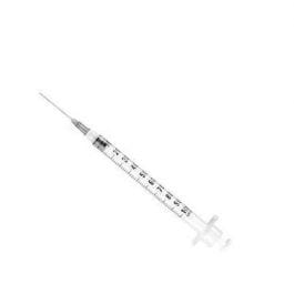 Siringa STERILE 1 ML Monouso 100 Siringhe AGO 25/26G LUER Insulina – Cura  Farma