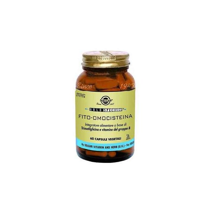 SOLGAR FITO OMOCISTEINA INTEGRATORE 60 CAPSULE VEGETALI Farmaciauno