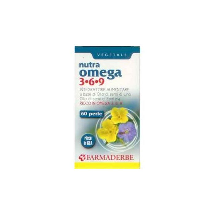FARMADERBE NUTRA OMEGA 369 INTEGRATORE ALIMENTARE 60 PERLE Farmaci