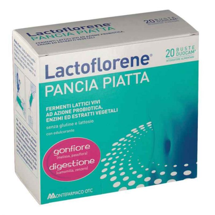 MONTEFARMACO LACTOFLORENE PANCIA PIATTA 20 BUSTINE Farmaciauno