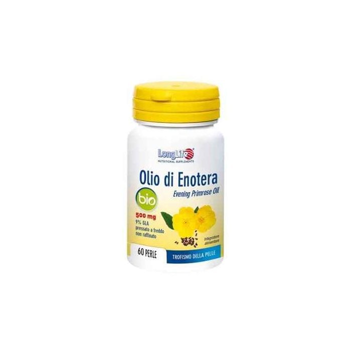 LONGLIFE OLIO DI ENOTERA BIO 500 MG 60 PERLE Farmaciauno