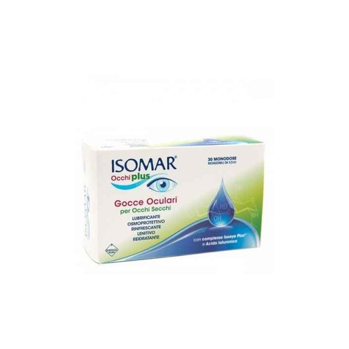Gocce Oculari Per Occhi Secchi ISOMAR OCCHI PLUS GOCCE OCULARI PER OCCHI SECCHI 30 MONODOSE - Farmaci