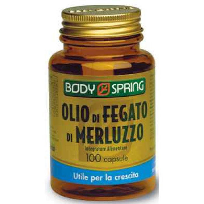 Body Spring Integratore Alimentare Olio Di Fegato Di Merluzzo 100 Caps