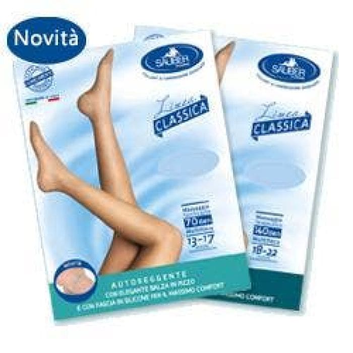 Sauber Autoreggenti 70 Den Beige Taglia Farmacia Uno