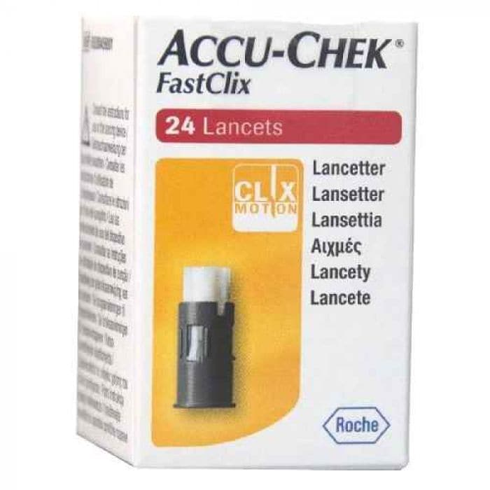 Accu-Chek Linea Controllo Glicemia Fastclix 24 Lancette Pungidito - Fa