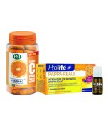 Multicomplex Vitamina C Pura Retard 90 cps + Prolife Pappa Reale Ripresa E Difesa 10 Flaconcini
