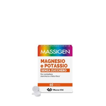 Massigen Magnesio E Potassio Integratore Senza Zucchero 60 Compresse
