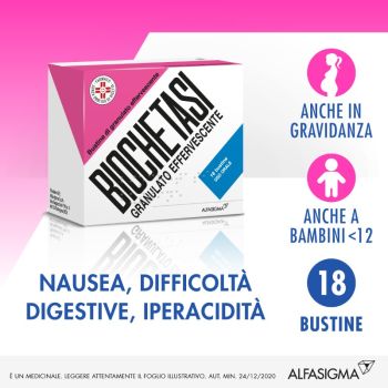 Biochetasi Orosolubile Granulato Effervescente 18 Bustine