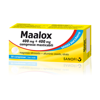 Maalox S/Z 30Cpr Limo400+400Mg