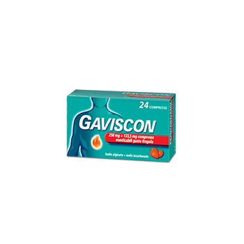 Gaviscon*24Cpr Frag250+133,5Mg