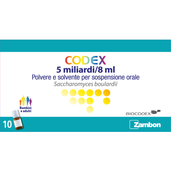 Codex Orale Sosp 10 Flaconcini 5 Mld 8 Ml