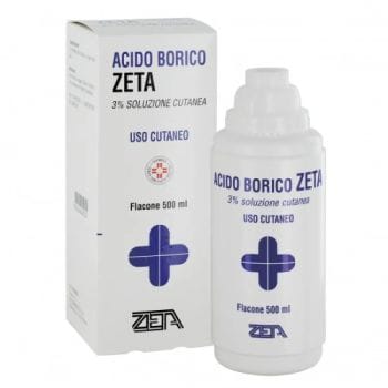 Acido Borico 3% 500Ml