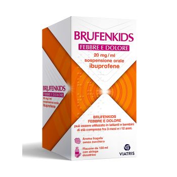 Brufenkids Febbre E Dolore Orale Sosp 150 Ml 20 Mg/Ml