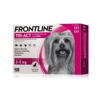 Frontline Tri-Act Soluzione Spot-On Cani 2-5 Kg 6X0,5Ml