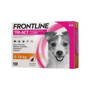 Frontline Tri-Act Soluzione Spot-On Cani 5-10Kg 3X1Ml