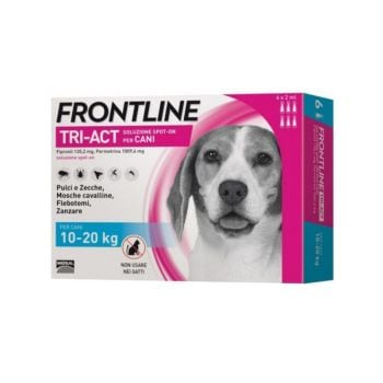 Frontline Tri-Act Soluzione Spot-On Cani 10-20Kg 6X2Ml