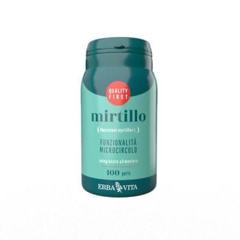 Erba Vita Mirtillo Integratore Funzionalità Del Microcircolo 100 Perle