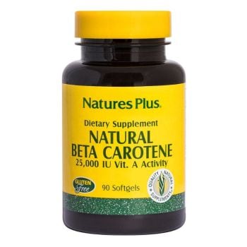 Nature's Plus Betacarotene 25000Ui Integratore 90 Capsule