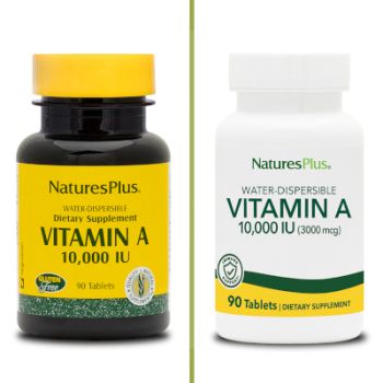 Nature's Plus Vitamina A 10000 Ui Idrosolubili Integratore 90 Tavolette