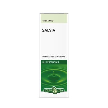Erba Vita Olio Essenziale Salvia Integratore Antisudorazione 10 Ml