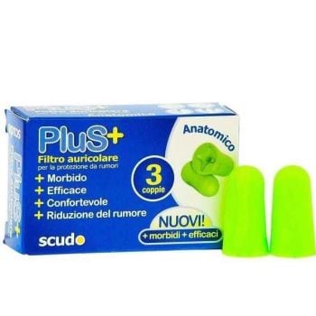 Earplug Scudo Plus Tappi Auricolari 6 Pezzi