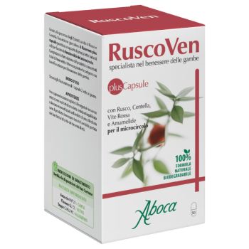 Aboca Ruscoven Plus Integratore Gambe Pesanti 50 Opercoli