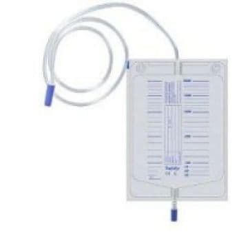 Farmac-Zabban Sacca Raccolta Urina Da Letto Tubo 90 Cm Con Scarico