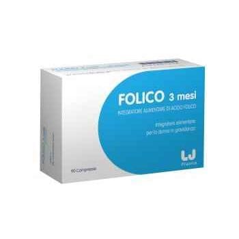 Folico 3 Mesi Integratore Acido Folico 90 Compresse