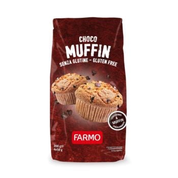 Farmo Chocomuffin Con Gocce Di Cioccolato 4 X 50 G