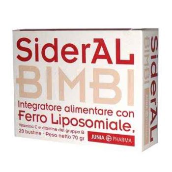 Juniapharma Sideral Bimbi Integratore Ferro 20 Bustine