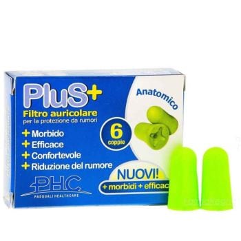 Earplug Scudo Plus Tappi Auricolari 12 Pezzi