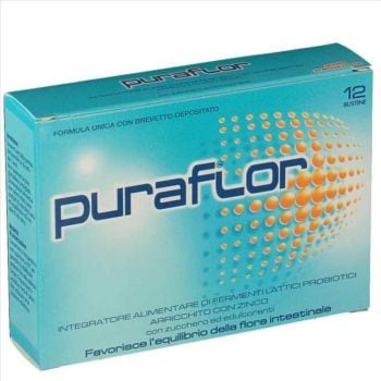 Puraflor Integratore Fermenti Lattici 12 Bustine