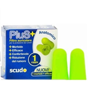 Earplug Scudo Plus Tappi Auricolari 2 Pezzi
