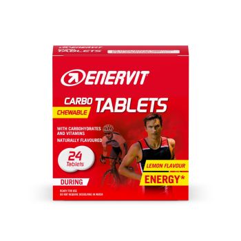 Enervit Carbo Tablets Tubo Integratore Energetico Limone 24 Tavolette - Farmaciauno.it
