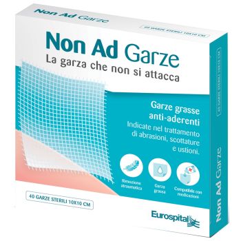 Non Ad Garze Paraffinate In Cotone 10X10 Cm 40 Pezzi - Farmaciauno.it