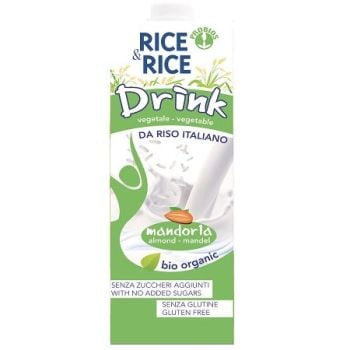Rice&Rice Drink Bevanda Di Riso Alla Mandorla Biologica Senza Glutine 1 L - Farmaciauno.it