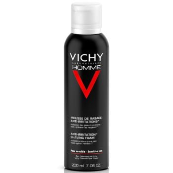 Vichy Homme Sensi Shave - Schiuma Da Barba Anti-Irritazioni 200 Ml