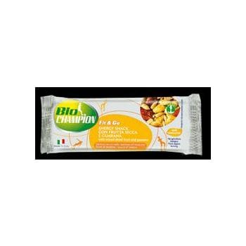 Biochampion Fit&Go Barretta Energetica Frutta Secca/Guarana'30 G