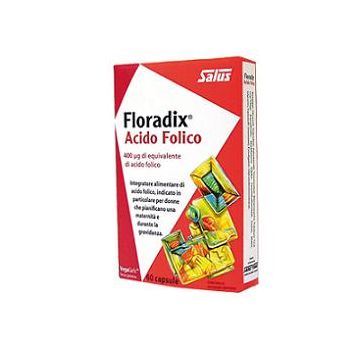 Floradix Acido Folico Integratore Gravidanza 60 Capsule