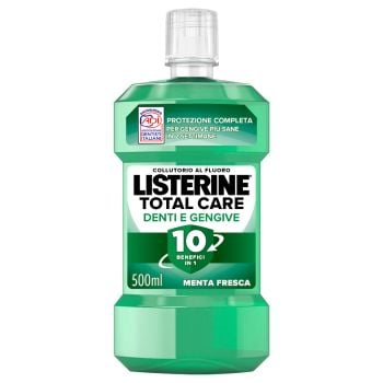 listerine linea igiene orale colluttorio denti e gengive menta forte 500 ml 2042