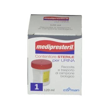 Corman Contenitore Urina Con Tappo Medipresteril Capacita'' 120Ml