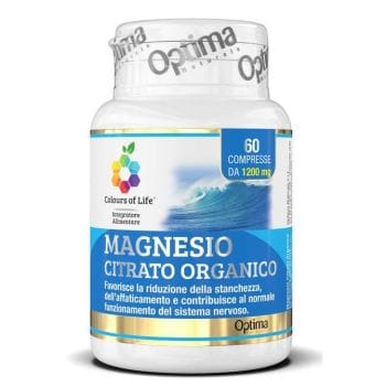 Optima Colours Of Life Magnesio Citrato Integratore Sistema Nervoso 60 Compresse - Farmaciauno.it