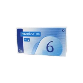 Ago Per Penna Da Insulina Novofine Gauge 31 Lunghezza 6 Mm 100 Pezzi