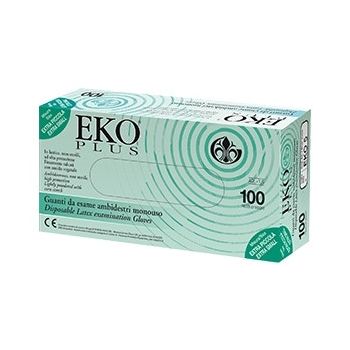 Guanto In Lattice Superficie Liscia Talcato 100 Pezzi Articolo Eko 7