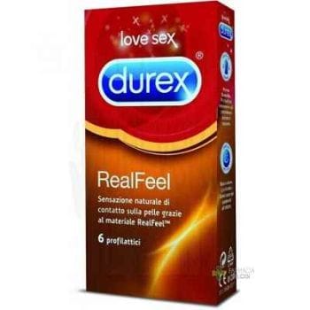 Durex Real Feel Profilattici Sottili 6 Pezzi