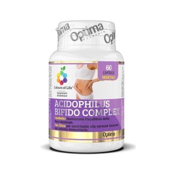Optima Colours Of Life Acidophilus-Bifido Complex 60 Capsule 500 Mg
