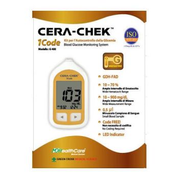 Mdhealthcare Strisce Reattive Autocontrollo Glicemia Cf Cera-Chek 1 Code 25 Pezz