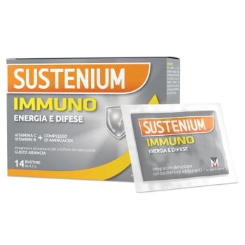 Sustenium Immuno Energy Integratore Sistema Immunitario 14 Bustine