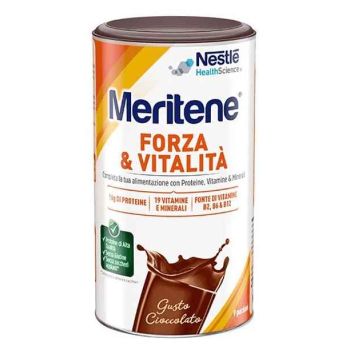 Meritene Forza E Vitalità Polvere Cioccolato Integratore Proteine Vitamine E Minerali 270 G