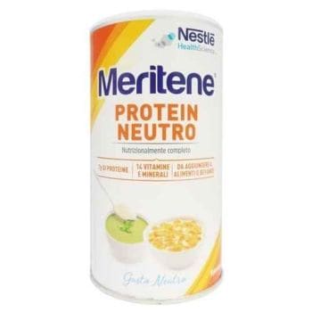 Meritene Protein Neutro Polvere Integratore Proteine Vitamine E Minerali 270 G